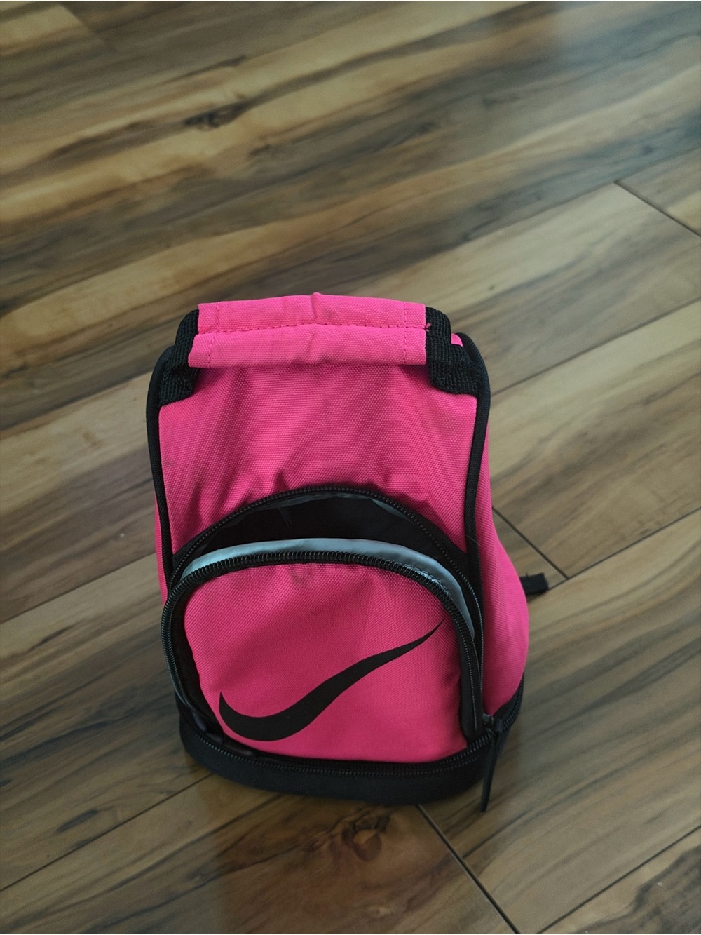 Nike Hot Pink Mini lunchbag with Black Accents